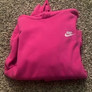 WOMENS HOT PINK NIKE HOODIE!!